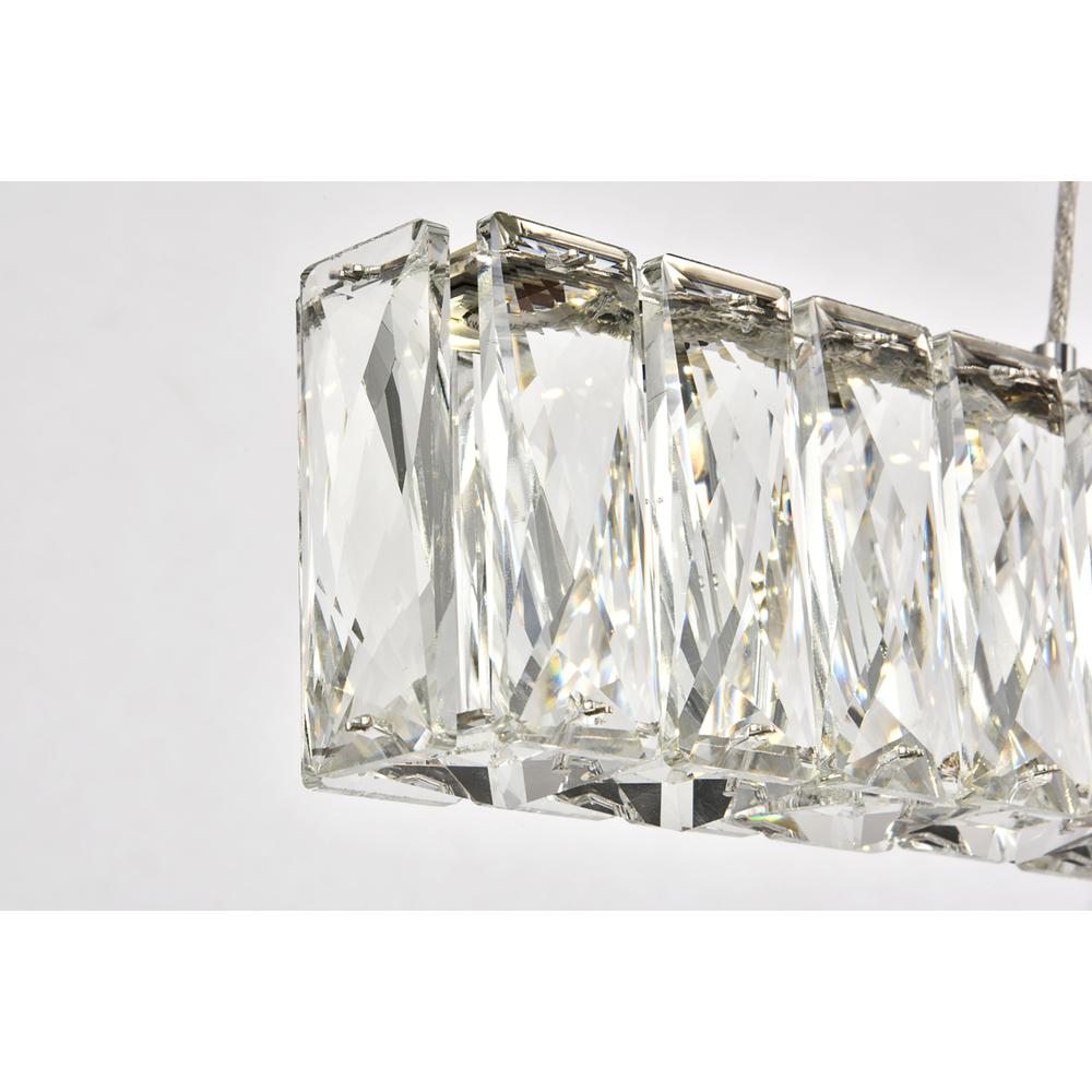 Monroe Integrated LED chip light Chrome Chandelier Clear Royal Cut Crystal. Picture 6