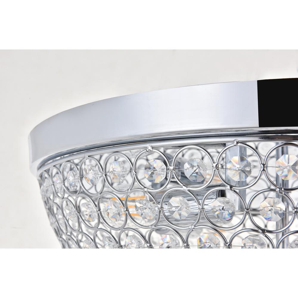 Taye 4 light Chrome Flush Mount. Picture 8