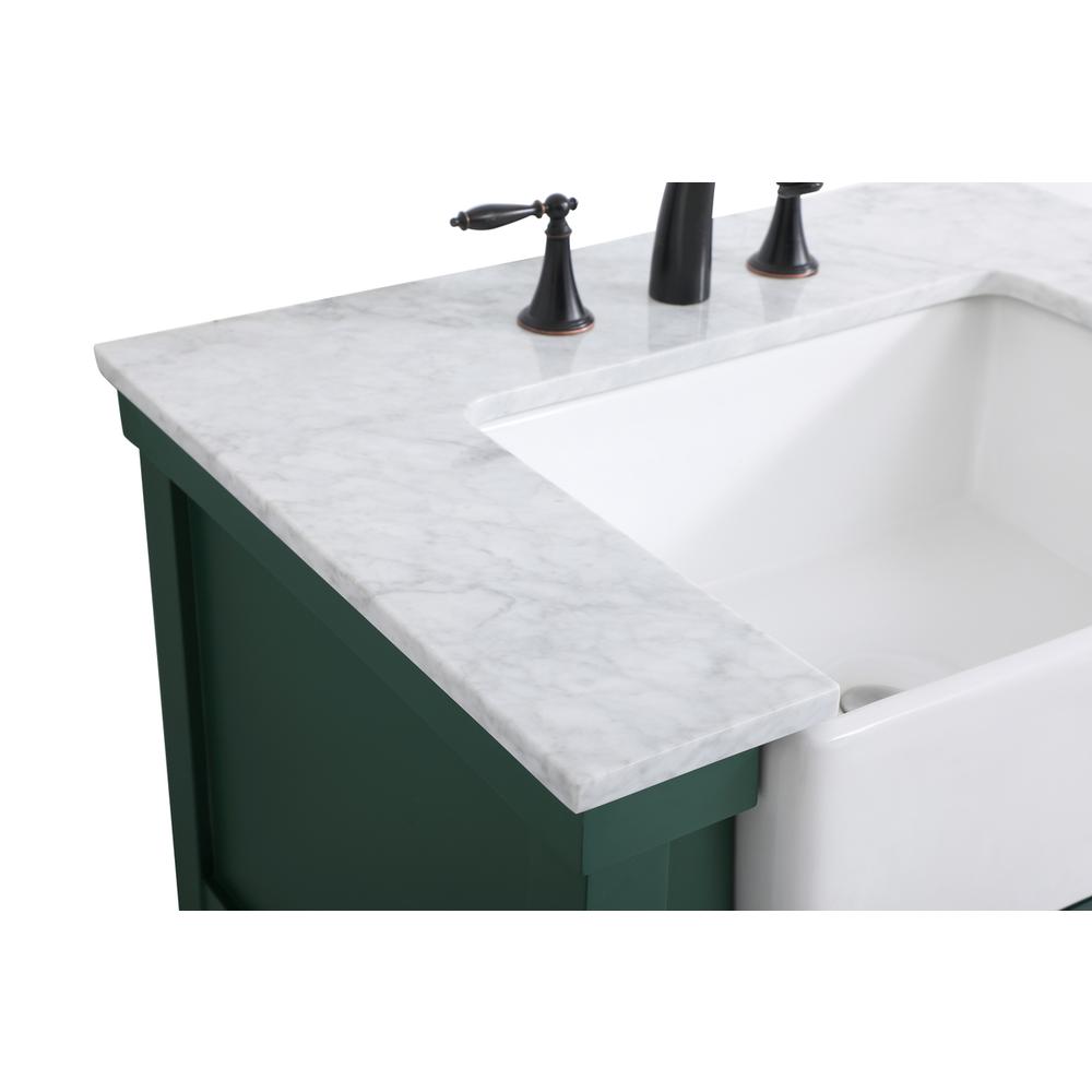 30 inch Single bathroom vanity in green. Picture 11