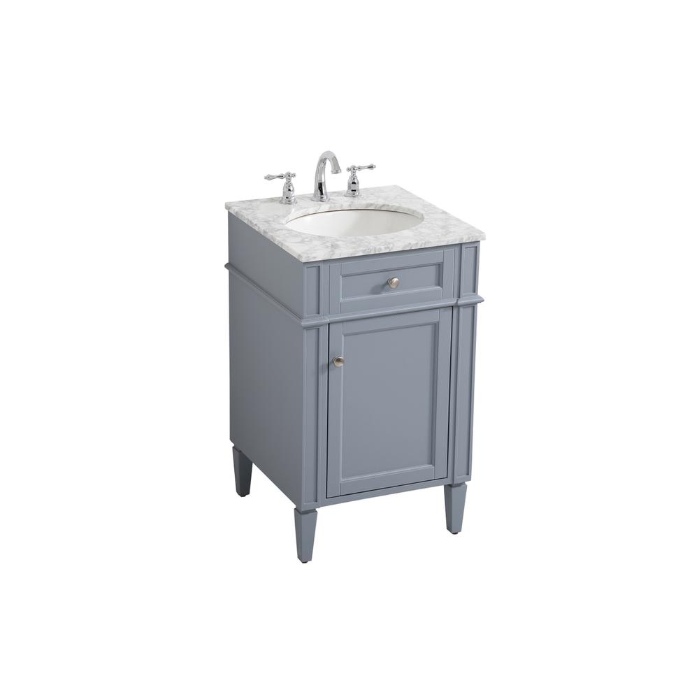 21 inch Single bathroom vanity in grey. Picture 8