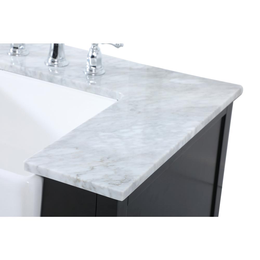 72 inch double bathroom vanity in black. Picture 11