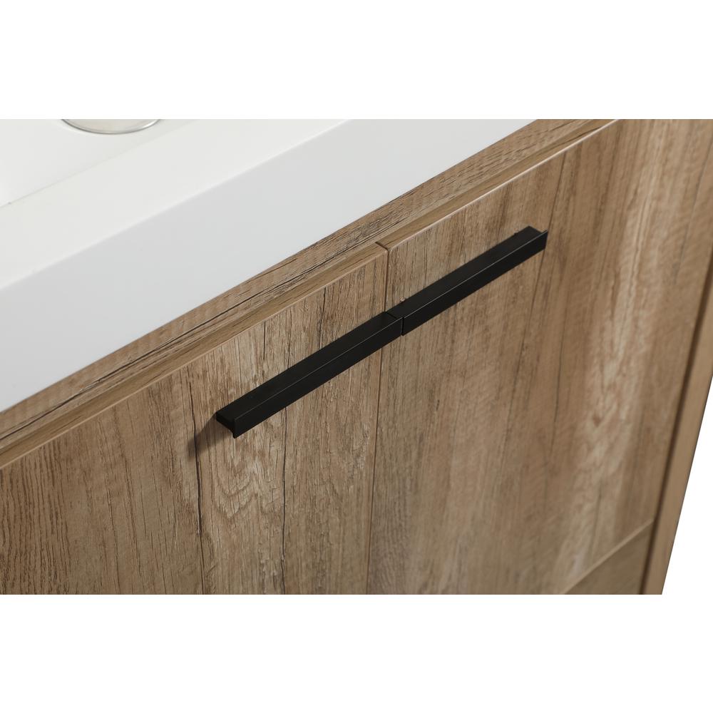 30 inch Single bathroom vanity in natural oak. Picture 12