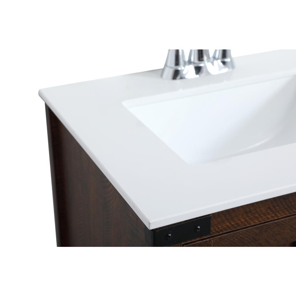 36 inch  Single Bathroom Vanity in Espresso. Picture 11