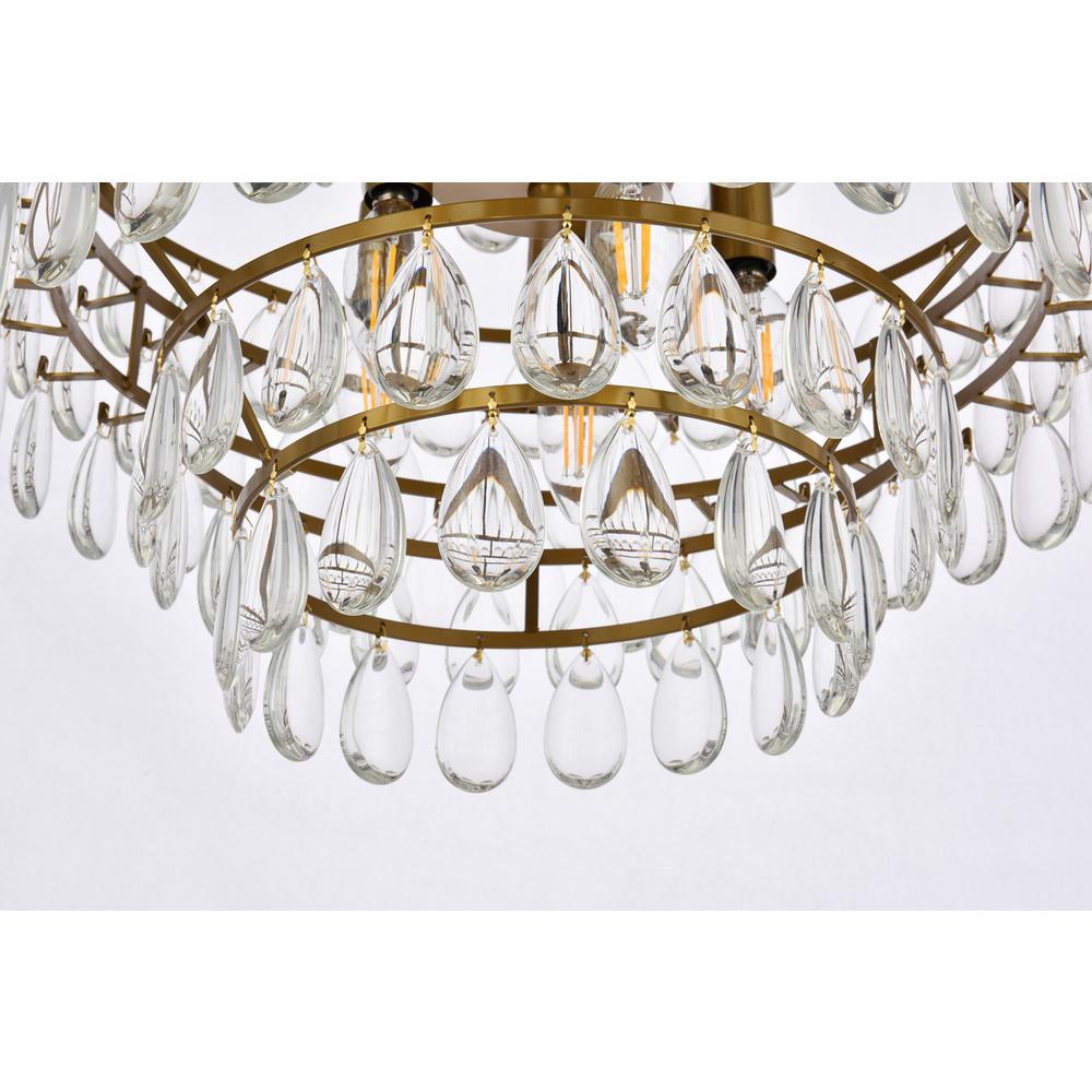 Mila 18 inch pendant in brass. Picture 3
