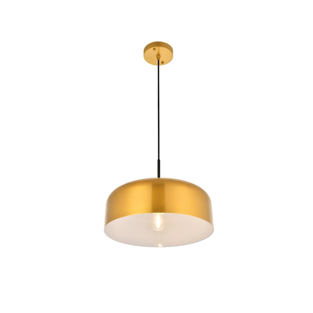 Etude 1 Light Satin Gold Pendant. Picture 7