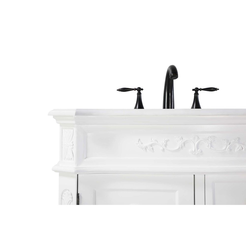 32 inch Single Bathroom Vanity in Antique white. Picture 5