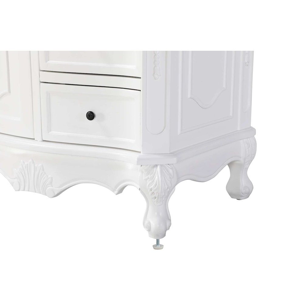 32 inch Single Bathroom Vanity in Antique white. Picture 6