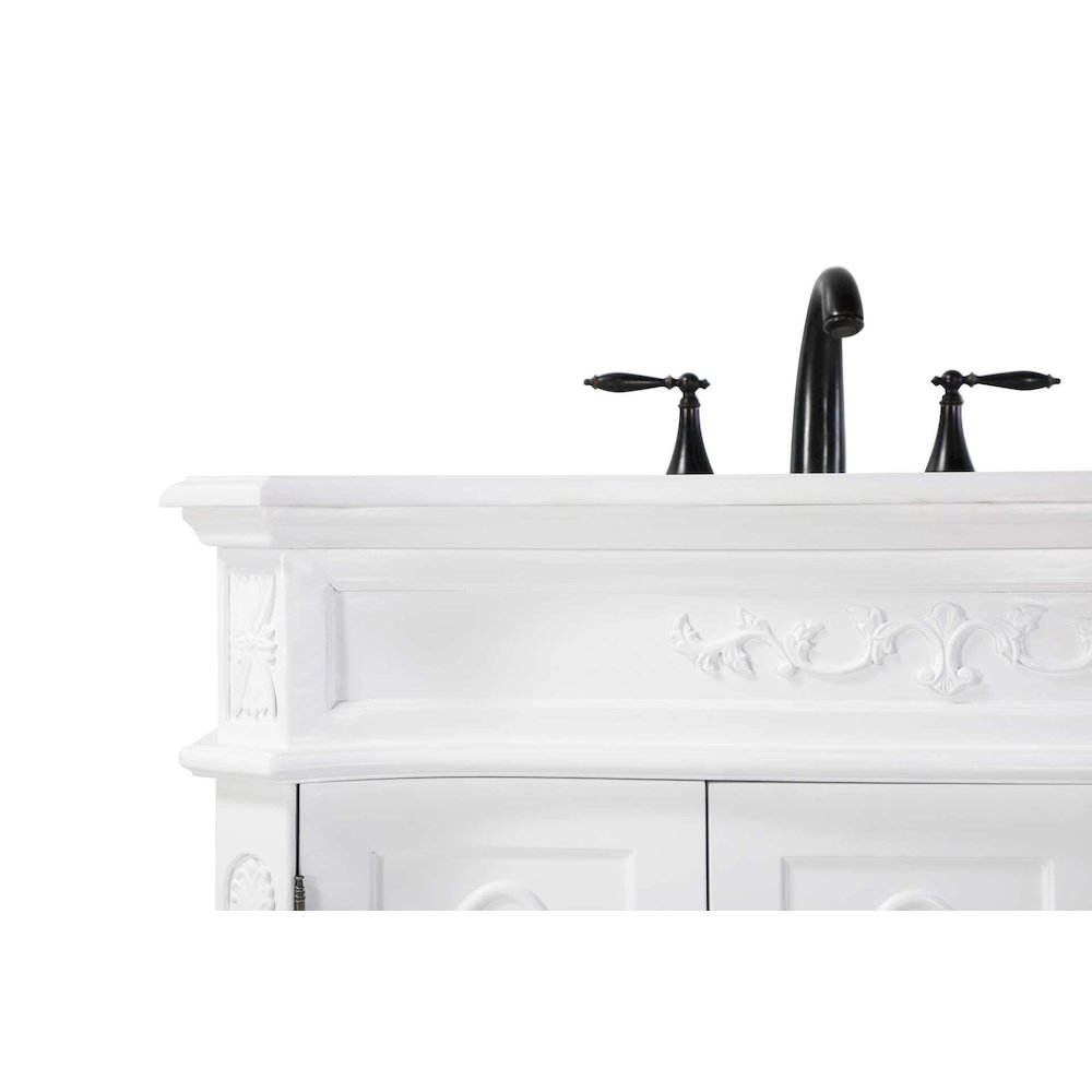 36 inch Single Bathroom Vanity in Antique white. Picture 5