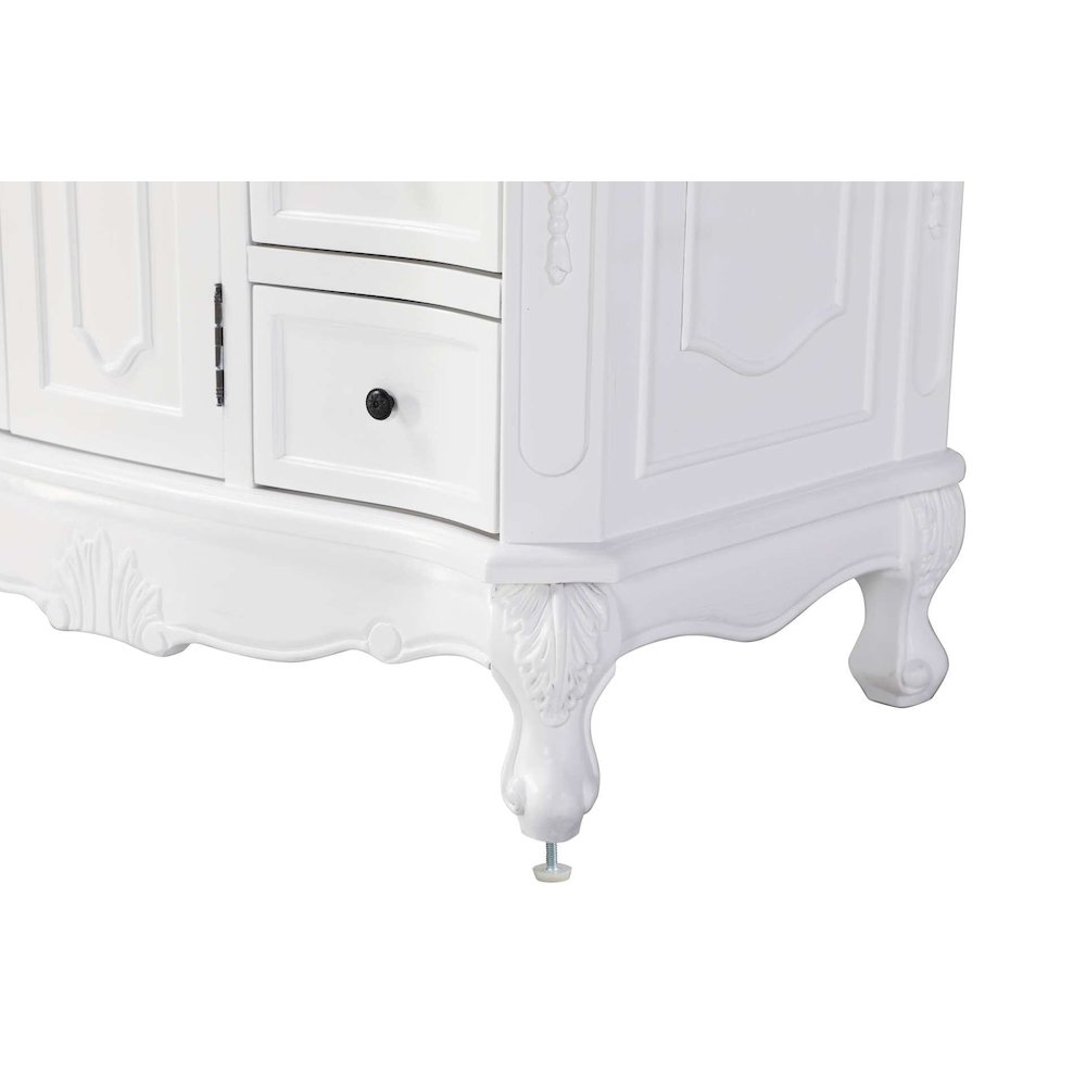 36 inch Single Bathroom Vanity in Antique white. Picture 6
