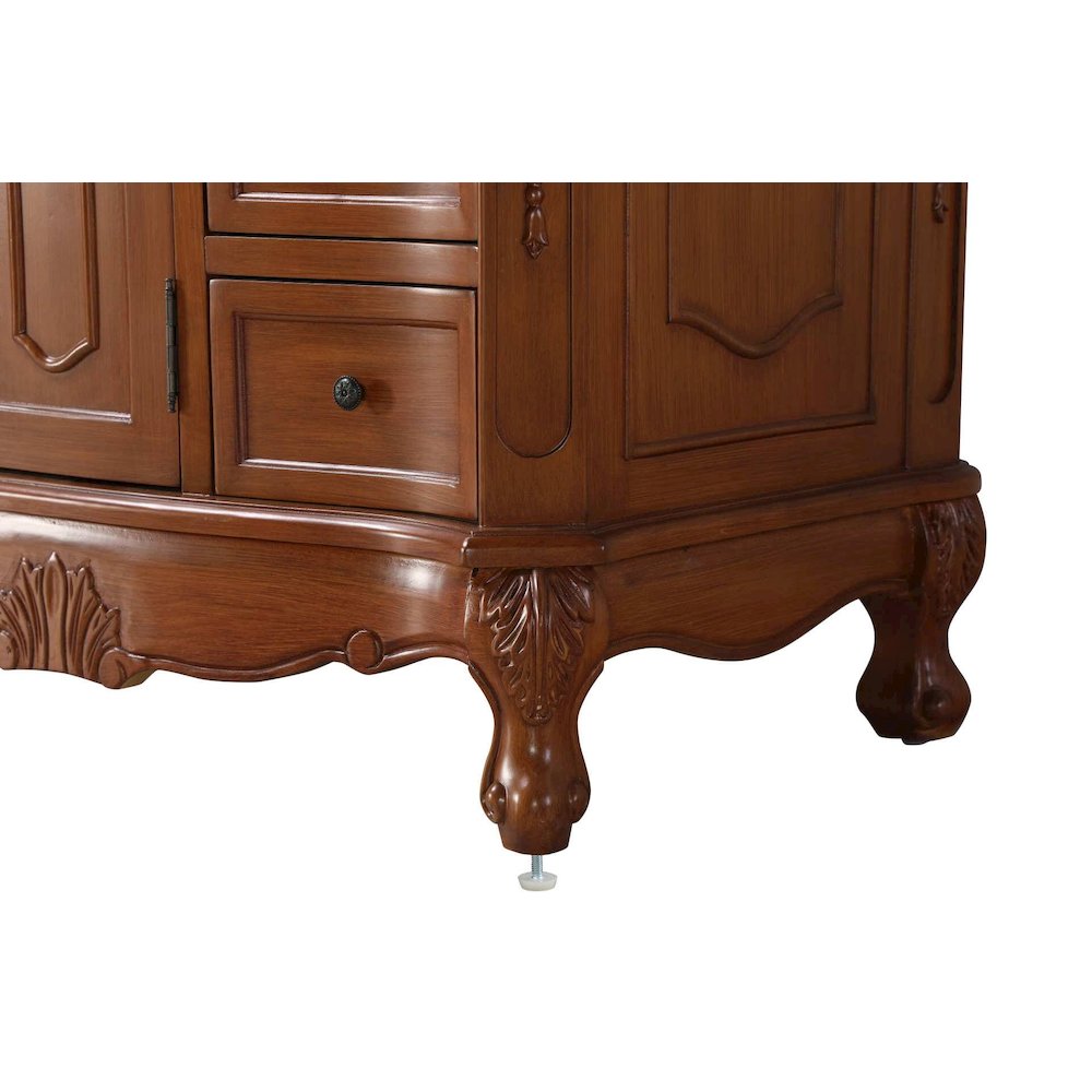 36 inch Single Bathroom Vanity in Teak. Picture 6