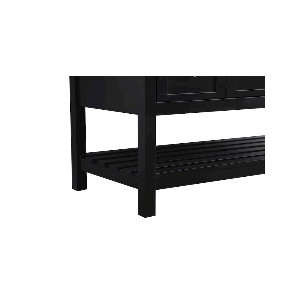 54 inch Single Bathroom Vanity in Black. Picture 10