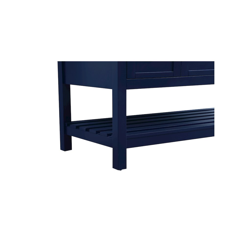 54 inch Single Bathroom Vanity in Blue. Picture 10