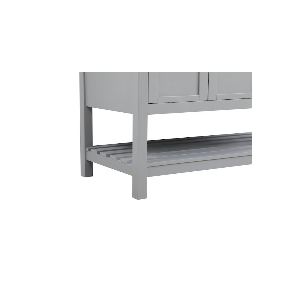 54 inch Double Bathroom Vanity in Grey. Picture 10