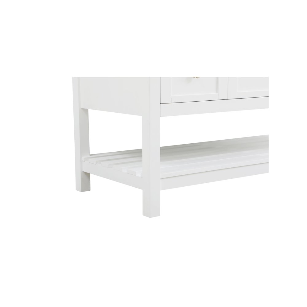 54 inch Single Bathroom Vanity in White. Picture 10