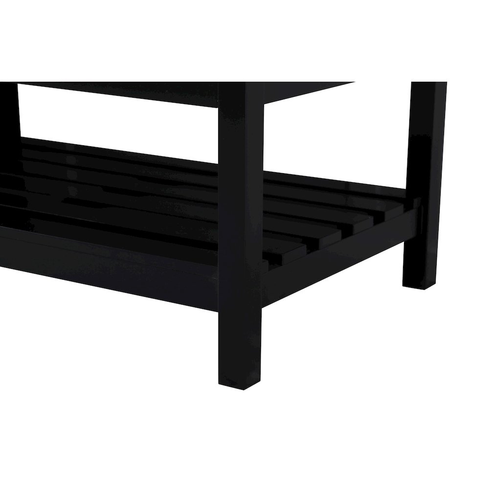 72 inch Double Bathroom Vanity in Black. Picture 13