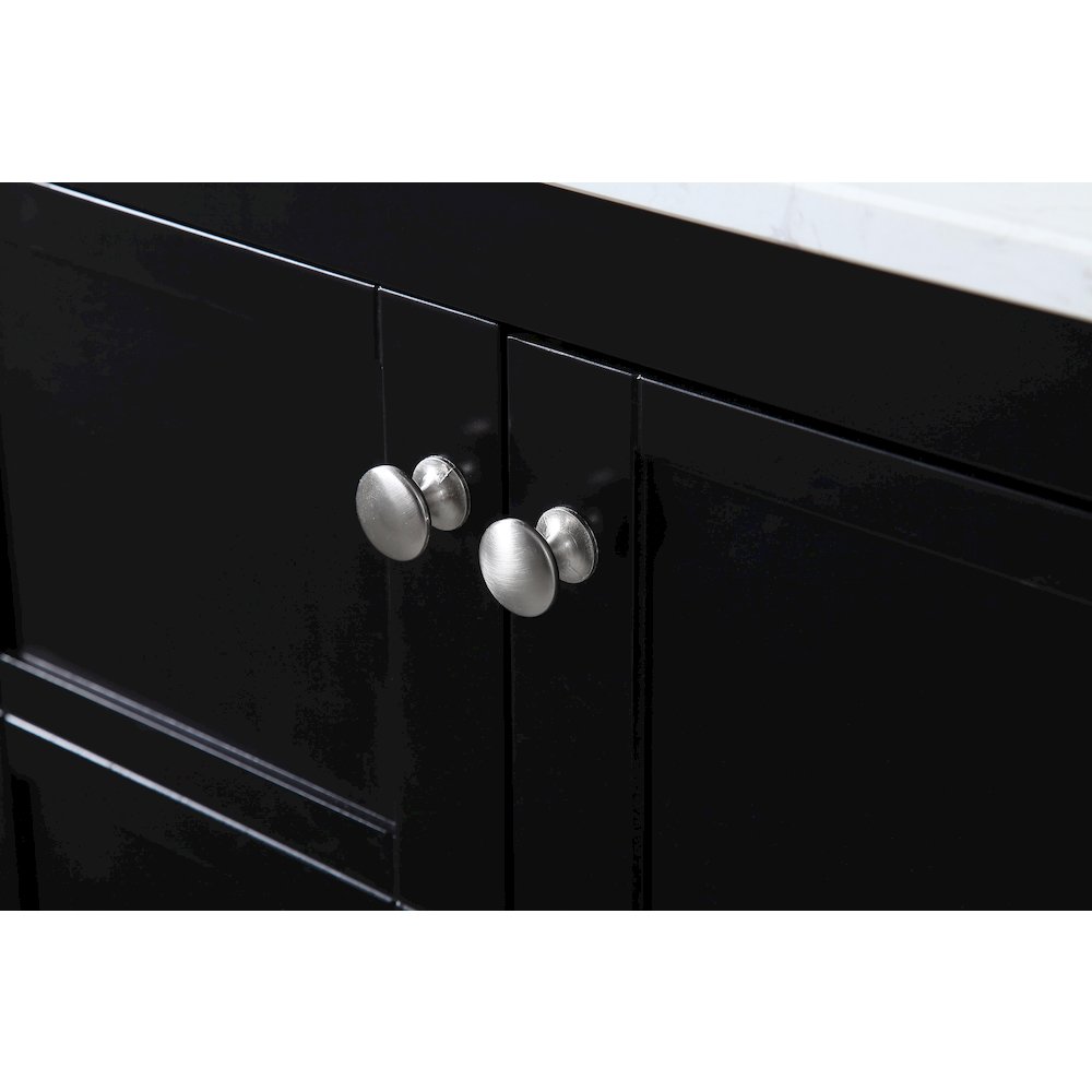 72 inch Double Bathroom Vanity in Black. Picture 14