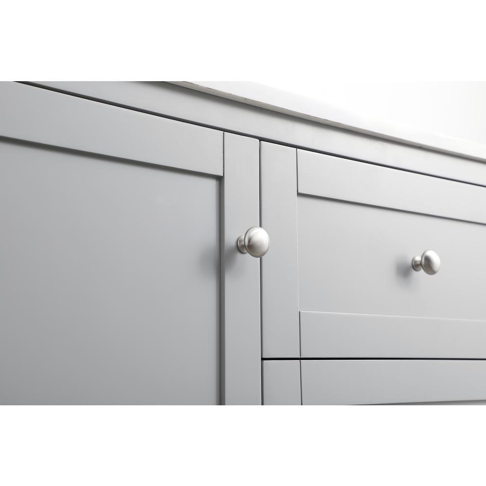 60 Inch Double Bathroom Vanity In Grey. Picture 12
