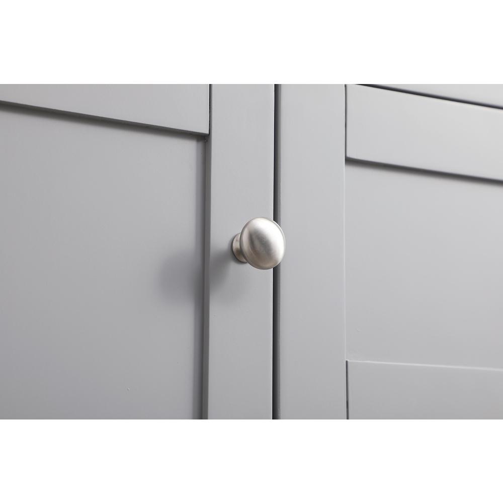 60 Inch Single Bathroom Vanity In Grey. Picture 12