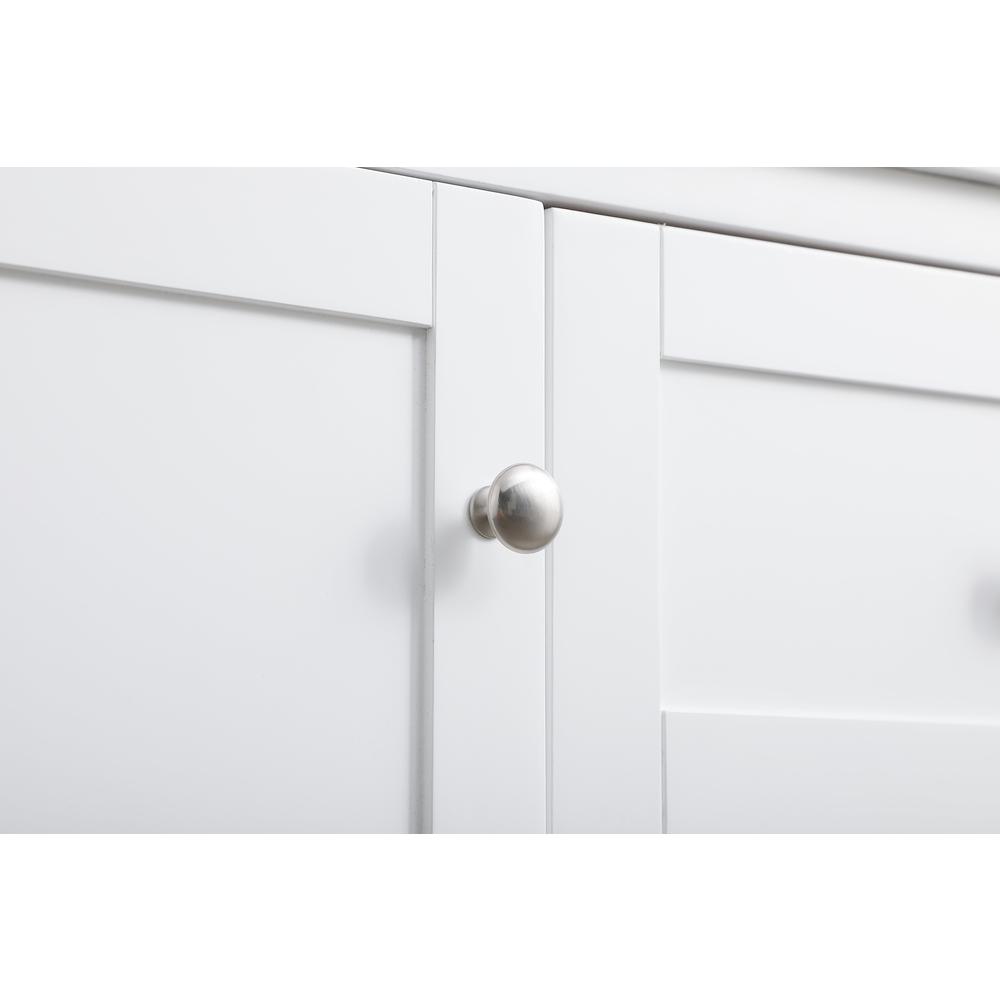 60 Inch Single Bathroom Vanity In White. Picture 12
