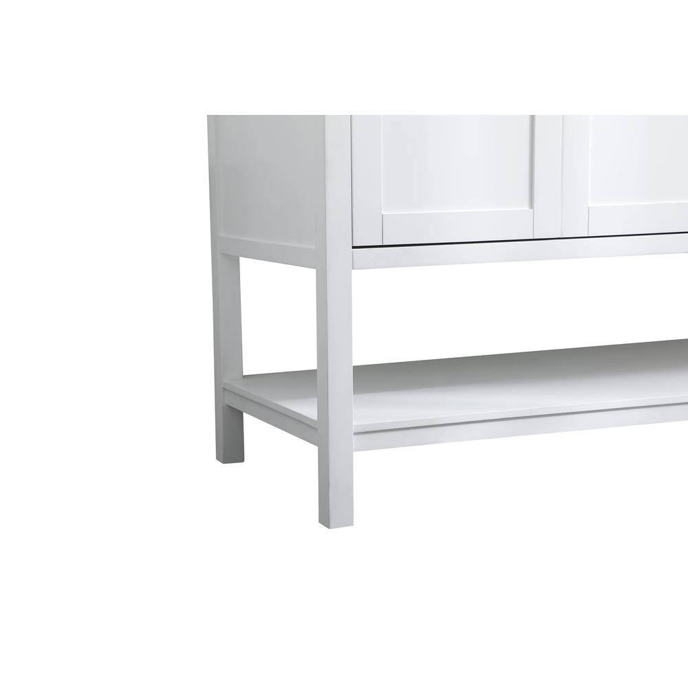 72 Inch Double Bathroom Vanity In White. Picture 13