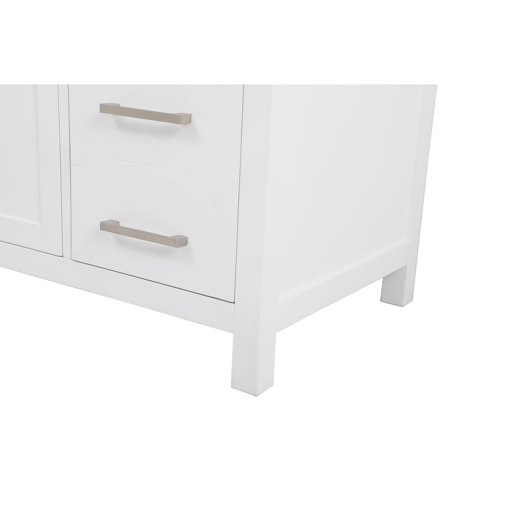 42 Inch Single Bathroom Vanity In White. Picture 13