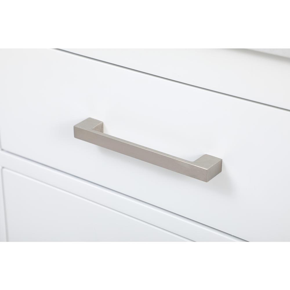 54 Inch Double Bathroom Vanity In White. Picture 12