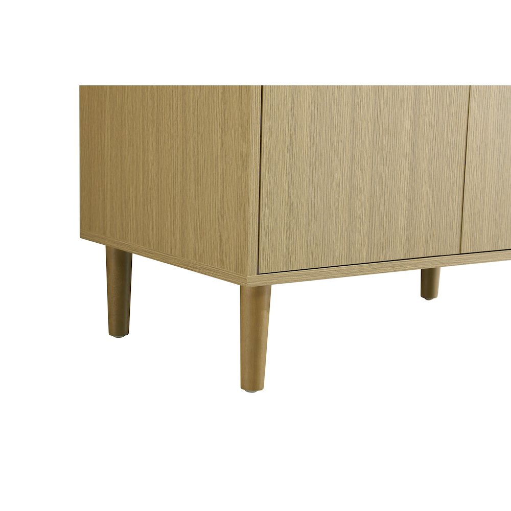 Chandler 20 Inch Single Bathroom Vanity In Honey Brown. Picture 10