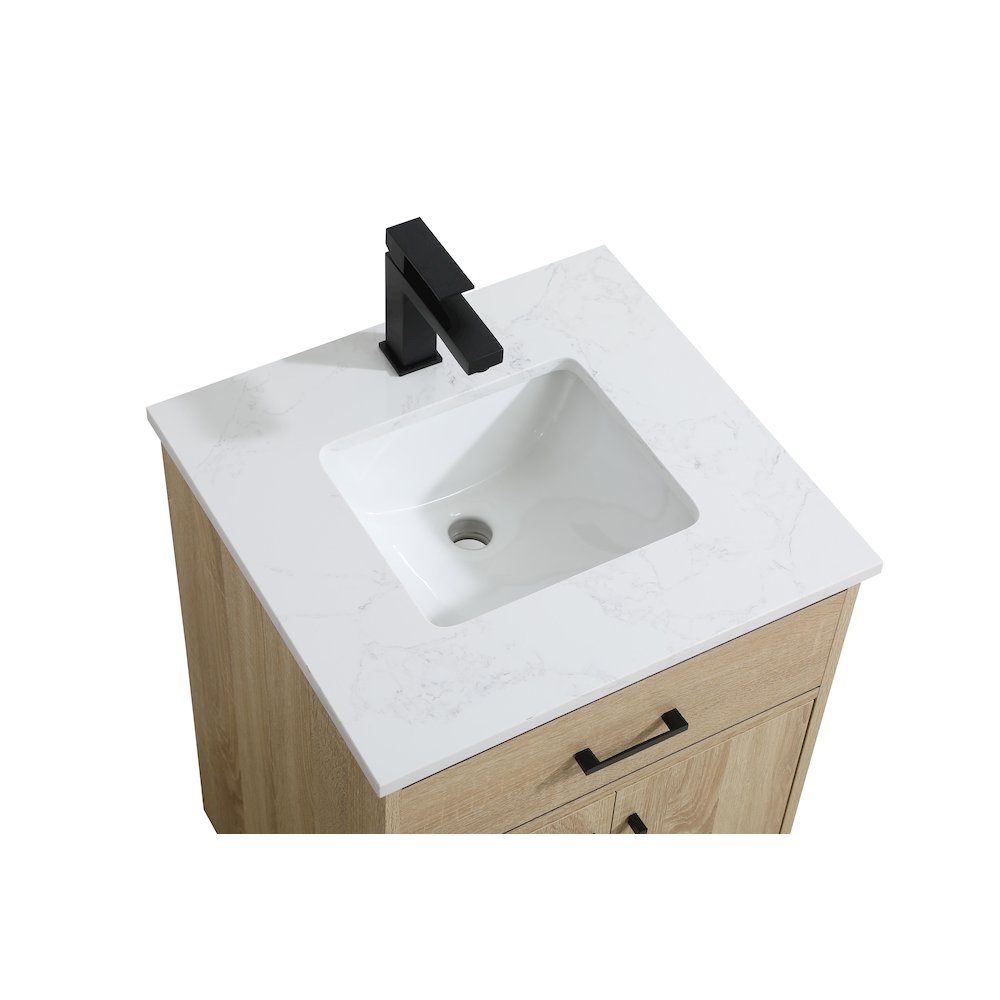 Chandler 20 Inch Single Bathroom Vanity In Mango Wood. Picture 8