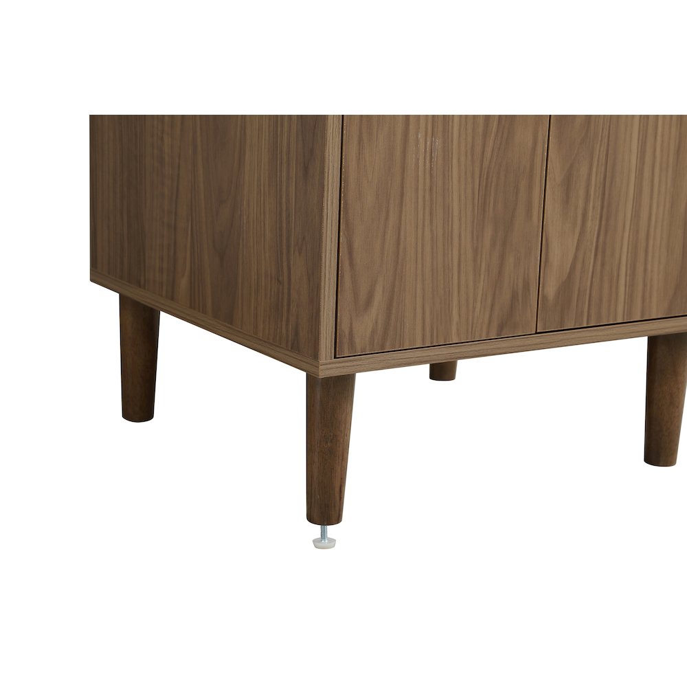 Chandler 20 Inch Single Bathroom Vanity In Walnut Brown. Picture 11