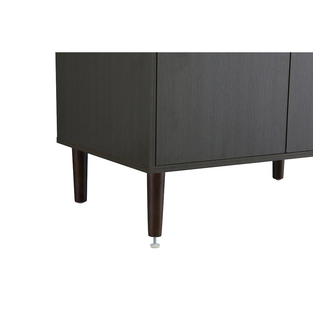 Chandler 24 Inch Single Bathroom Vanity In Mocha Brown. Picture 11