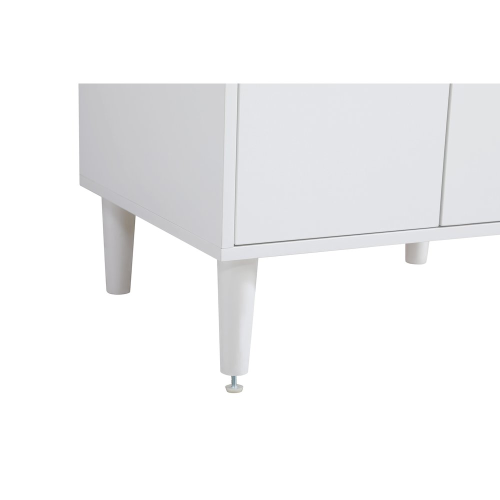 Chandler 24 Inch Single Bathroom Vanity In White. Picture 11