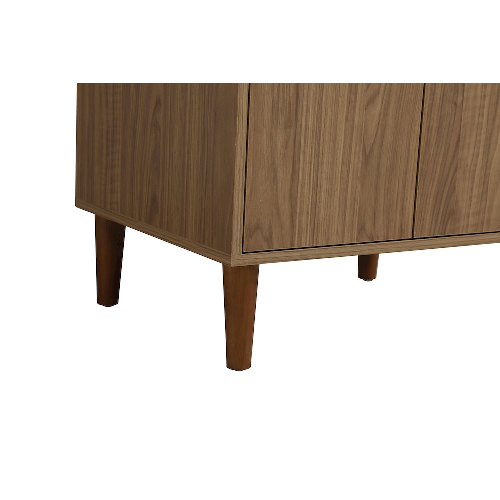 Chandler 24 Inch Single Bathroom Vanity In Walnut Brown. Picture 10