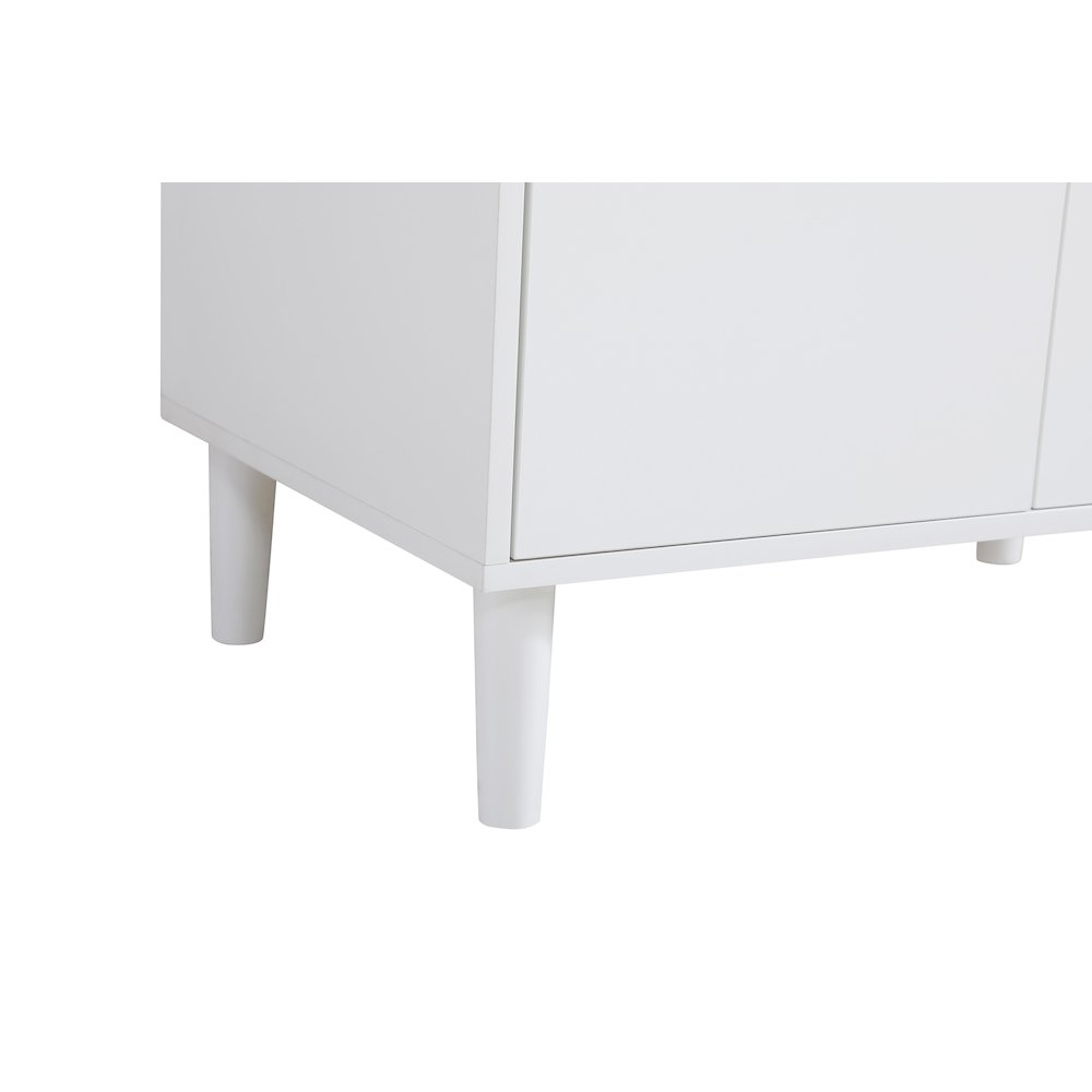 Chandler 30 Inch Single Bathroom Vanity In White. Picture 10