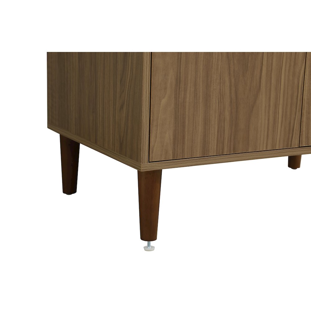 Chandler 30 Inch Single Bathroom Vanity In Walnut Brown. Picture 11