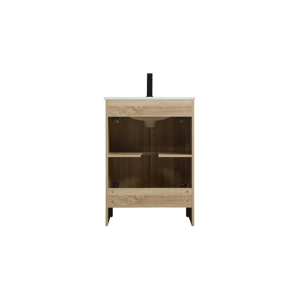 Finnley 24 Inch Single Bathroom Vanity In Mango Wood. Picture 12