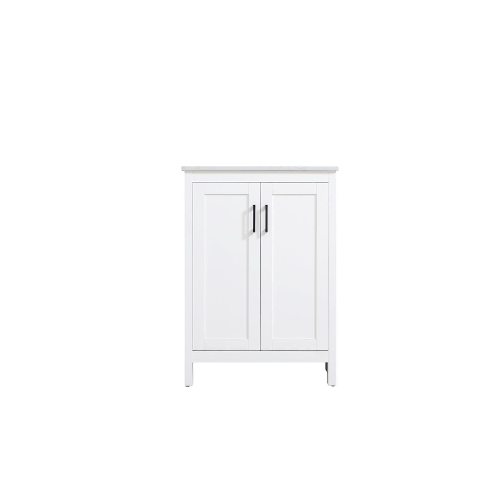 Finnley 24 Inch Single Bathroom Vanity In White. Picture 5