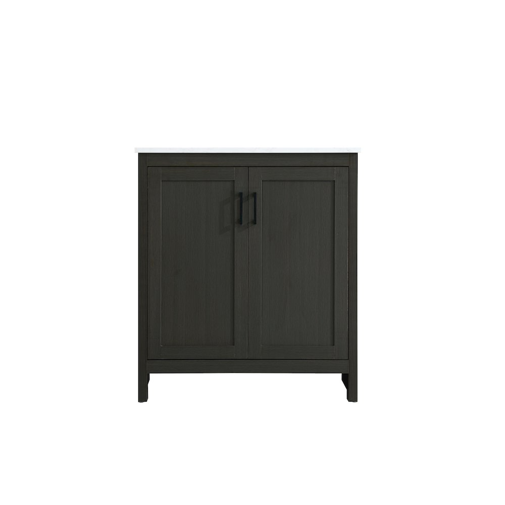 Finnley 30 Inch Single Bathroom Vanity In Mocha Brown. Picture 5
