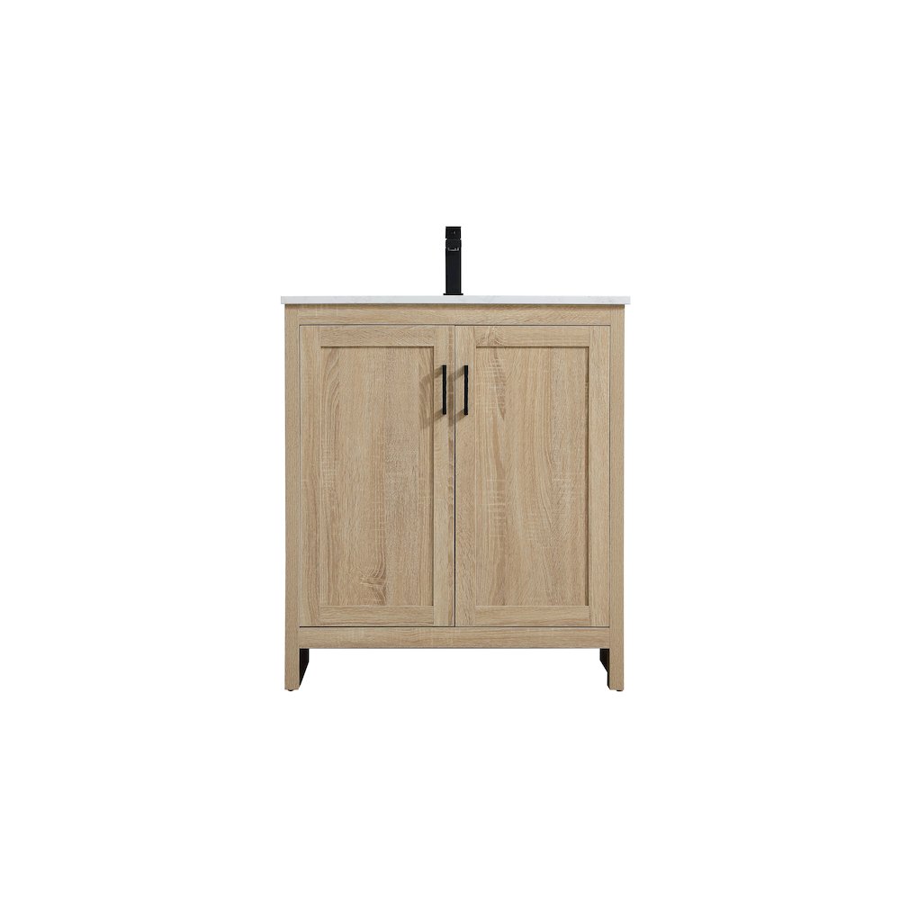 Finnley 30 Inch Single Bathroom Vanity In Mango Wood. Picture 1