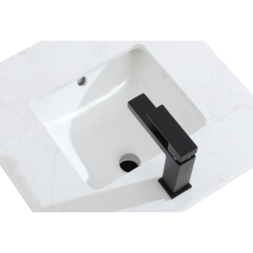 Ira 24 Inch Single Bathroom Vanity In Honey Brown. Picture 9