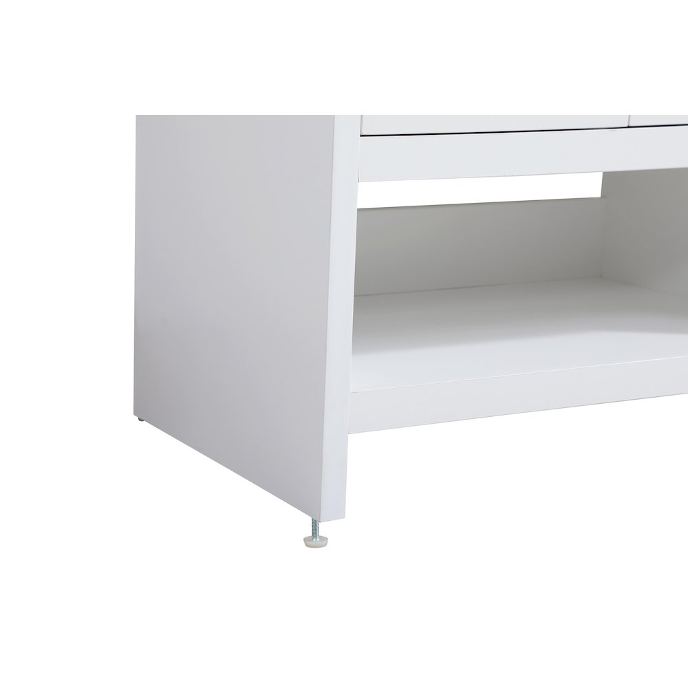 Ira 24 Inch Single Bathroom Vanity In White. Picture 11