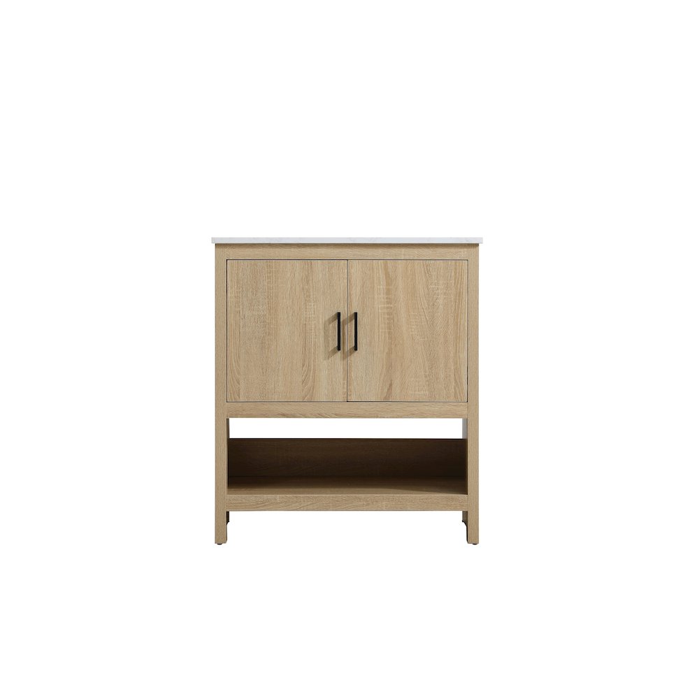 Ira 30 Inch Single Bathroom Vanity In Mango Wood. Picture 5