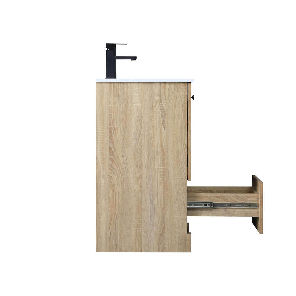 18 Inch Single Bathroom Vanity In Mango Wood. Picture 14