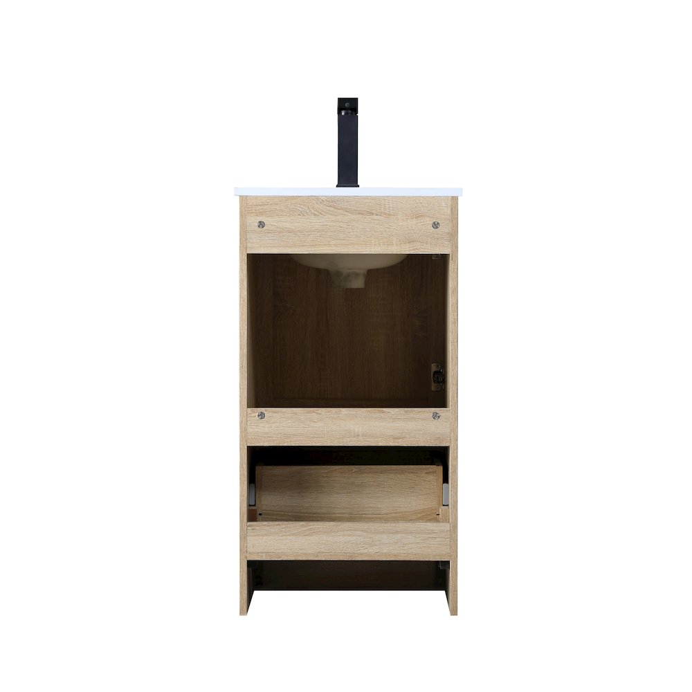 18 Inch Single Bathroom Vanity In Mango Wood. Picture 16