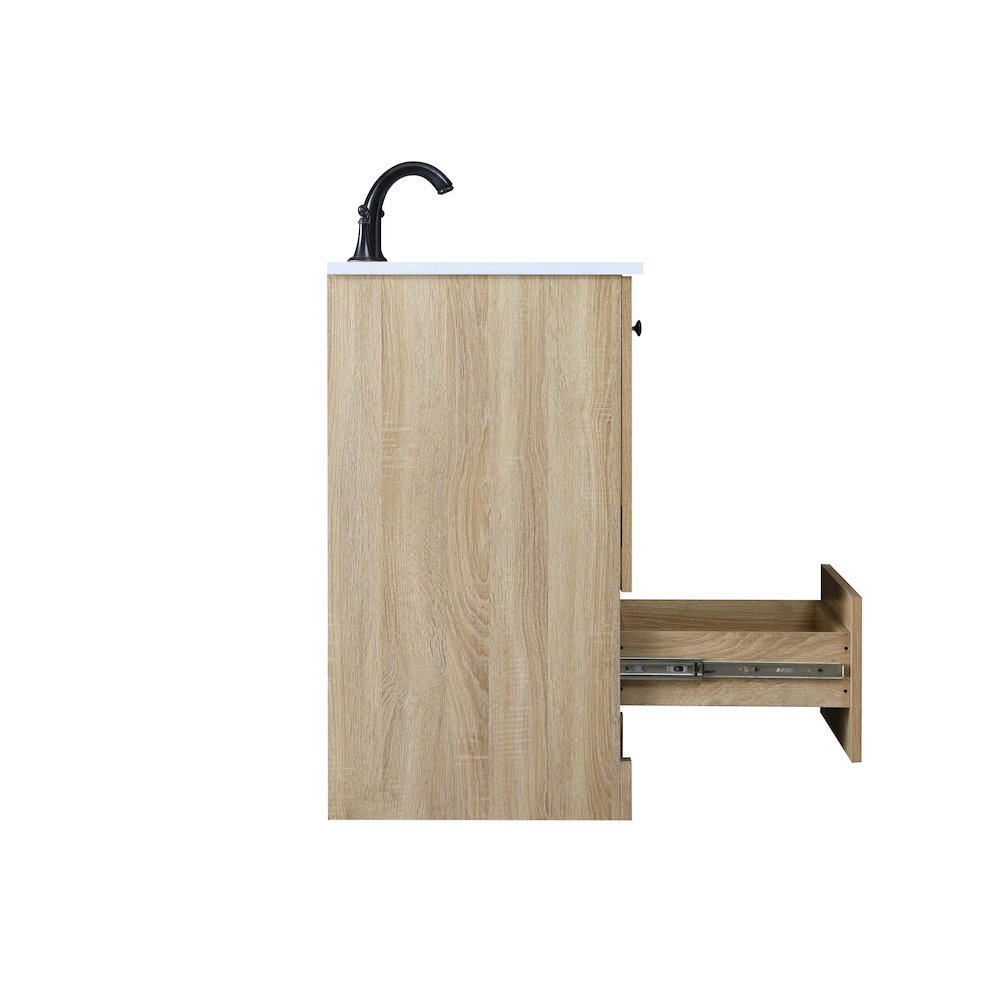 24 Inch Single Bathroom Vanity In Mango Wood. Picture 14
