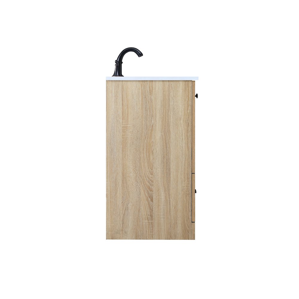 24 Inch Single Bathroom Vanity In Mango Wood. Picture 15