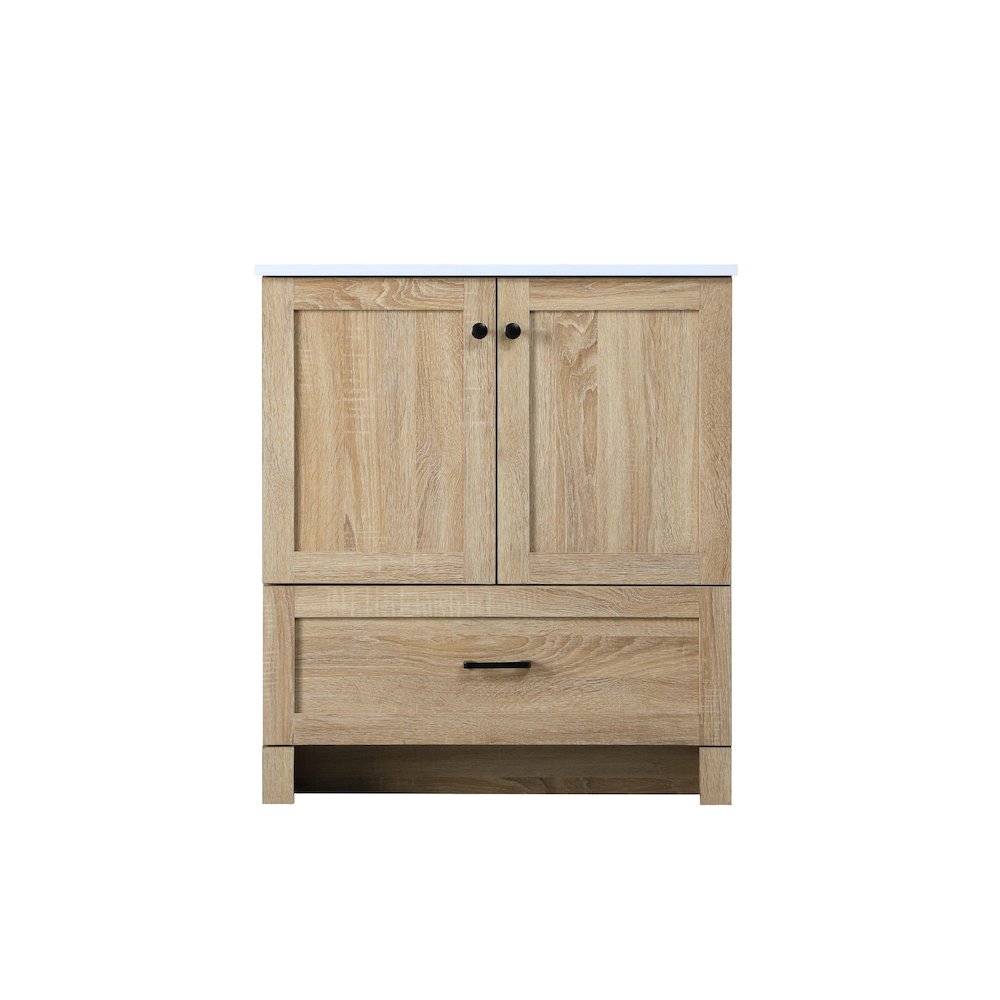 30 Inch Single Bathroom Vanity In Mango Wood. Picture 18