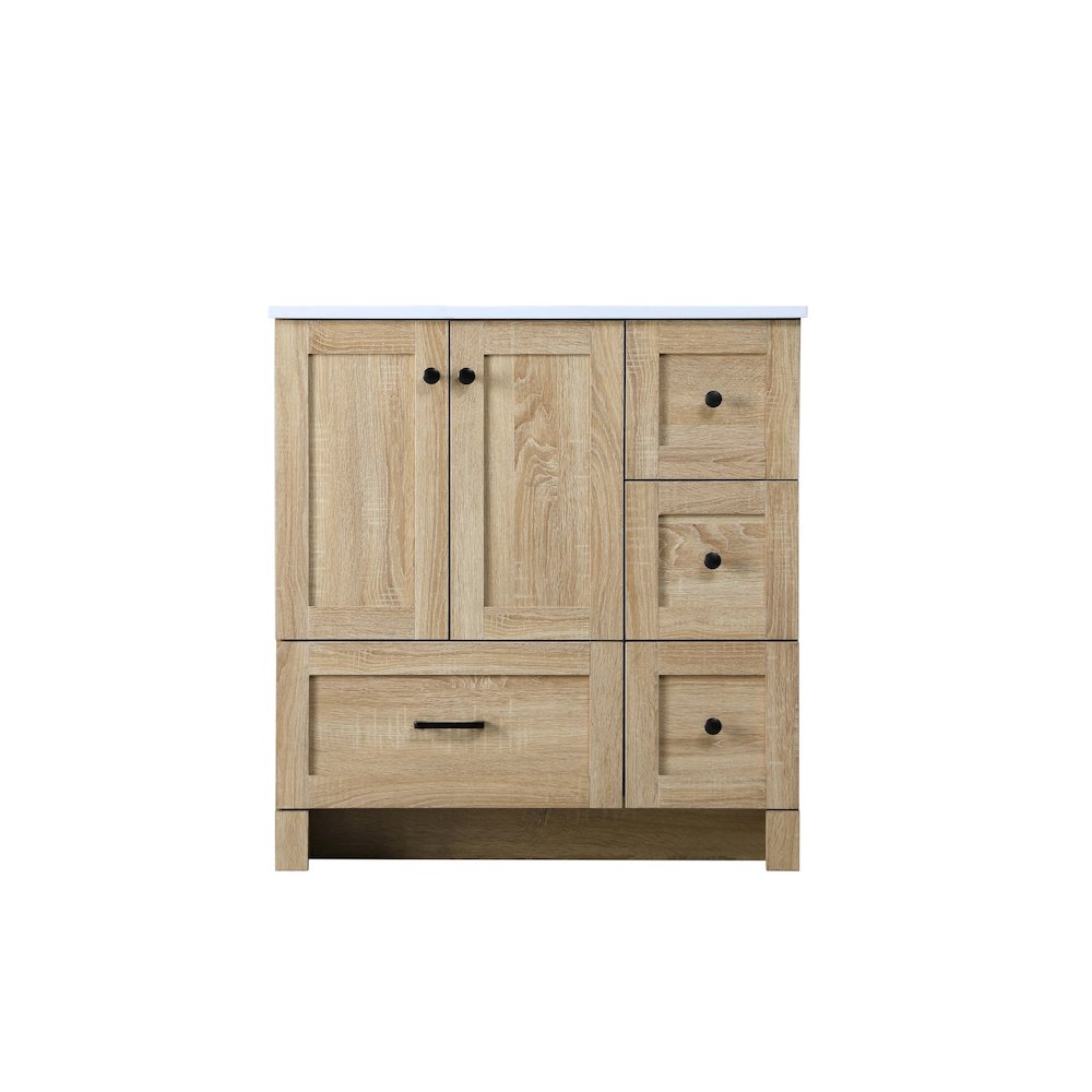 32 Inch Single Bathroom Vanity In Mango Wood. Picture 18