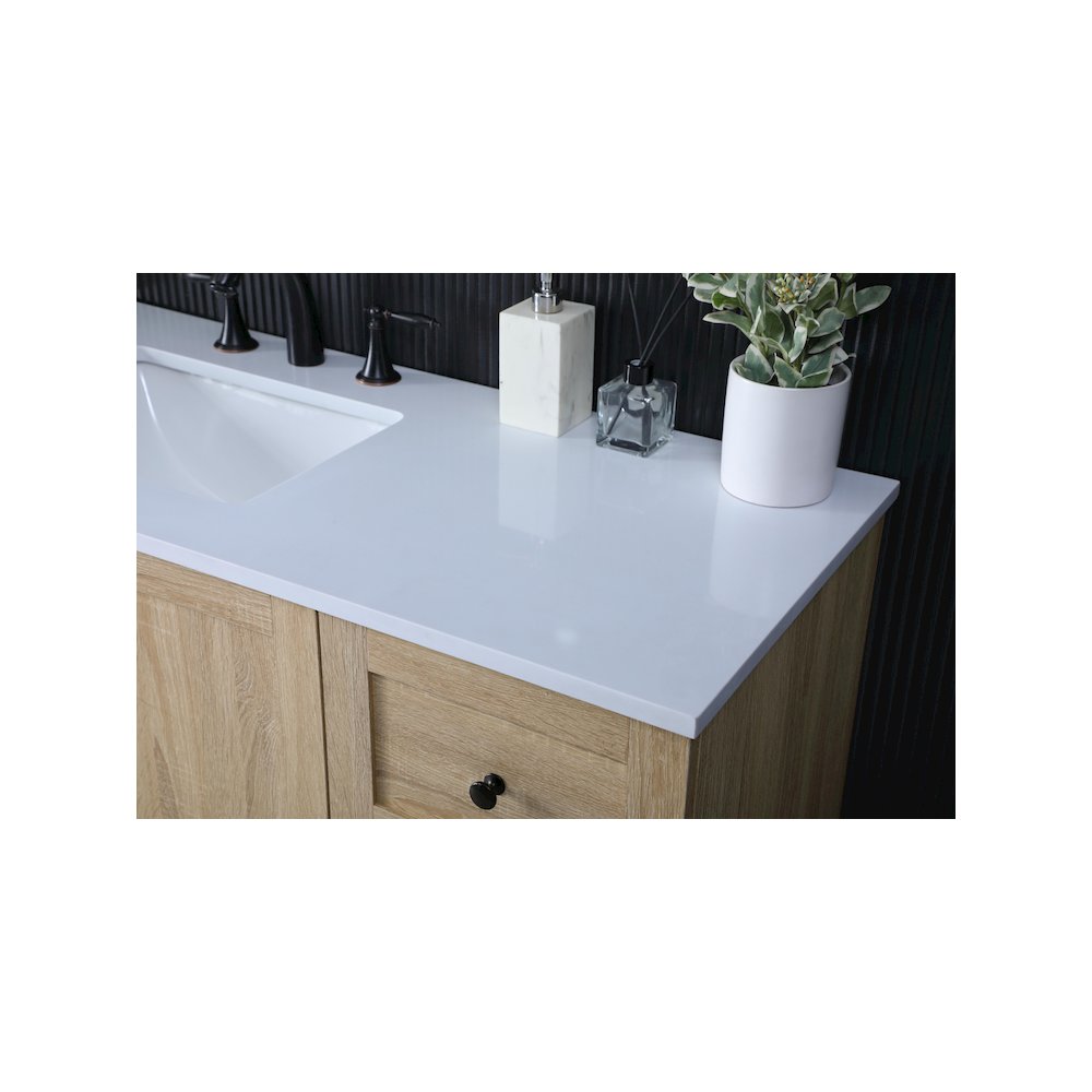 42 Inch Single Bathroom Vanity In Mango Wood. Picture 6