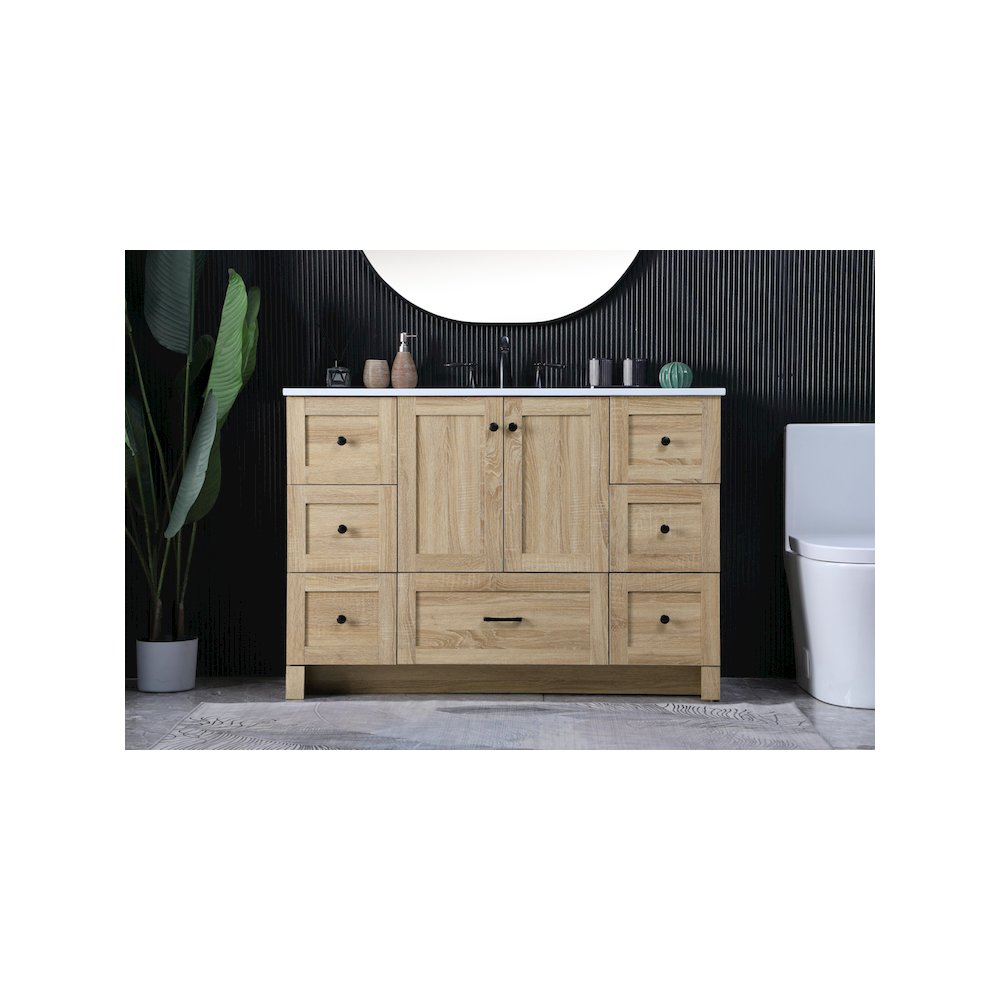 48 Inch Single Bathroom Vanity In Mango Wood. Picture 2