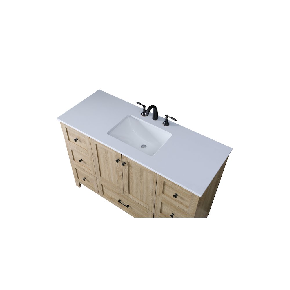48 Inch Single Bathroom Vanity In Mango Wood. Picture 11